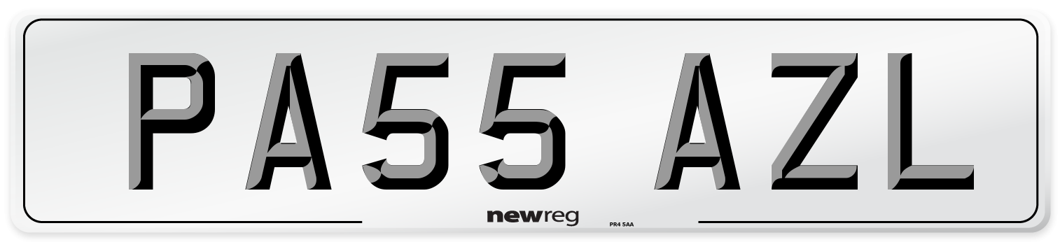 PA55 AZL Number Plate from New Reg